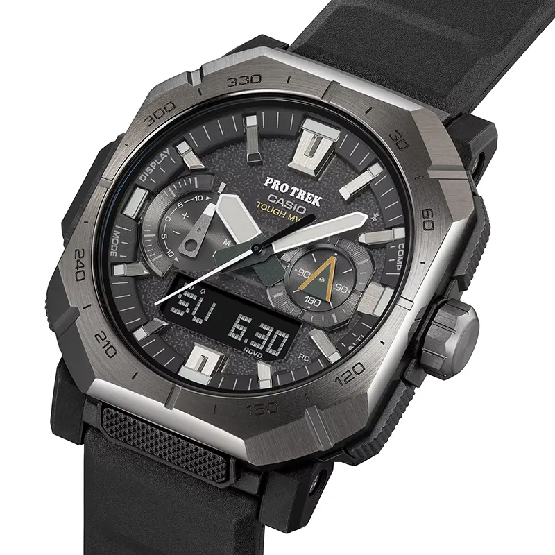 Casio Pro Trek Yosemite Black Carbon Solar Power Men's Watch- PRW-B1000-1
